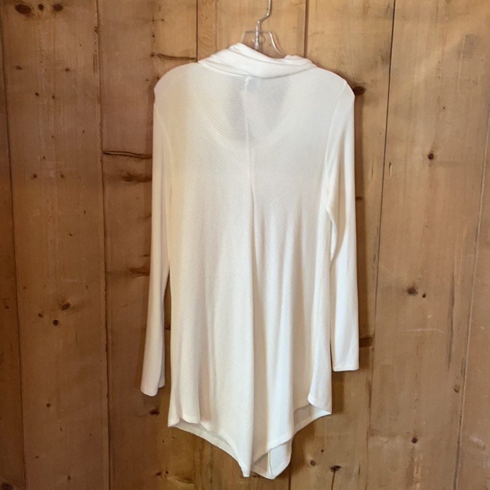 IZ Byer Long sweater Cream cowl neck - Picture 2 of 4